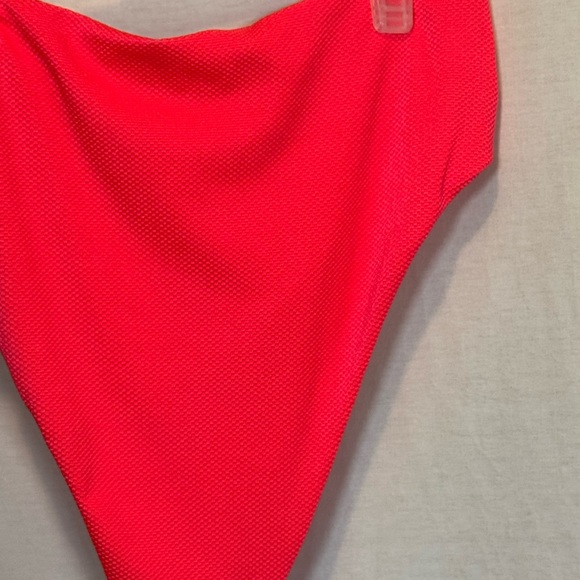 AA-466 Aerie NWT High Cut Cheeky Pink Summer Swim Bikini Bottoms Size L - Picture 6 of 12